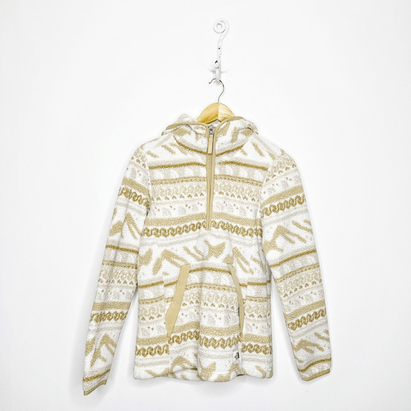 The NORTH FACE Campshire Printed Pullover Hoodie 2.0 Gardenia Fair Isle XS - Picture 1 of 9